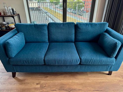 3-zits bank + 1-zit bank, Huis en Inrichting, Banken | Bankstellen, Gebruikt, Rechte bank, Driepersoons, 200 tot 250 cm, 75 tot 100 cm
