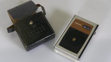 Philips AM Transistorradio (niet werkend, jaren ’60/’70) beschikbaar voor biedingen