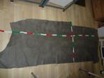 Gemeleerd grijs groot lang restant soepel echt leer rundleer, Hobby en Vrije tijd, Verzenden, Leer of Kunstleer, Nieuw, 30 tot 120 cm
