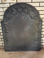 Antieke gietijzeren haardplaat putti, Antiek en Kunst, Ophalen