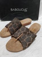 1350 NIEUW Babouche teen slipper maat 39*, Slippers, Bruin, Nieuw, Ophalen of Verzenden