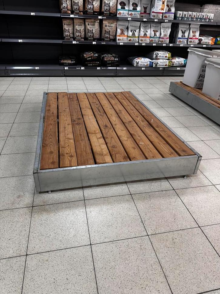 Vlonders, Tuin en Terras, Terrasdelen en Vlonders, Zo goed als nieuw, Hout, Ophalen