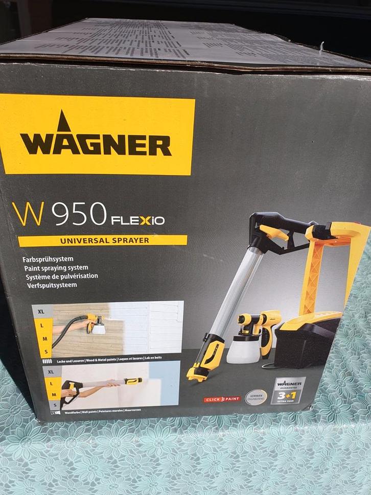 Wagner W 950 Flexio Verfspuitsysteem, Doe-het-zelf en Verbouw, Overige Doe-het-zelf en Verbouw, Nieuw, Ophalen