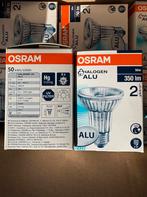 9 stuks nieuwe osram halogeen lampen alu 50w 350lm, Ophalen, Zo goed als nieuw, Halogeen