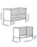 Sundvik IKEA ledikant incl. matras, Ophalen, Gebruikt, Minder dan 70 cm, Matras
