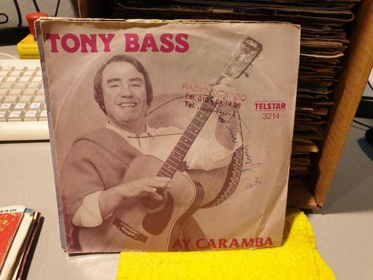 Tony Bass - Ay Caramba, Telstar Logo(f8), Cd's en Dvd's, Vinyl Singles, Ophalen of Verzenden