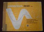 Honda CM125T CM185T 1979 motorcycle parts catalogue CM 185, Motoren, Ophalen of Verzenden, Honda