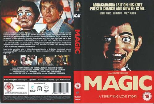 Magic 1978 DVD met Anthony Hopkins, Ann-Margret, Burgess Mer, Cd's en Dvd's, Dvd's | Klassiekers, Zo goed als nieuw, Komedie, 1980 tot heden