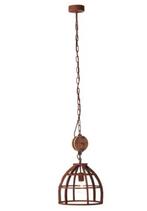 Brilliant hanglamp Matrix metaal roest 34cm E27, Ophalen, Zo goed als nieuw, Metaal