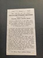 Bidprentje Maastricht Heerlen Francois Reiniers 1921 1961, Verzamelen, Bidprentjes en Rouwkaarten, Ophalen, Bidprentje