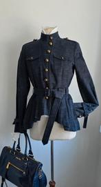 Pauw jasje militairy stijl blauw 38/40, Maat 38/40 (M), Pauw, Zo goed als nieuw, Jasje