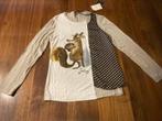 Monnalisa longsleeve scrat ice age film eekhoorn maat 162!, Meisje, Ophalen of Verzenden, Zo goed als nieuw, Shirt of Longsleeve