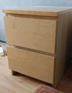Malm nachtkastje van Ikea, Huis en Inrichting, Ophalen, Zo goed als nieuw, Minder dan 45 cm, 55 tot 70 cm