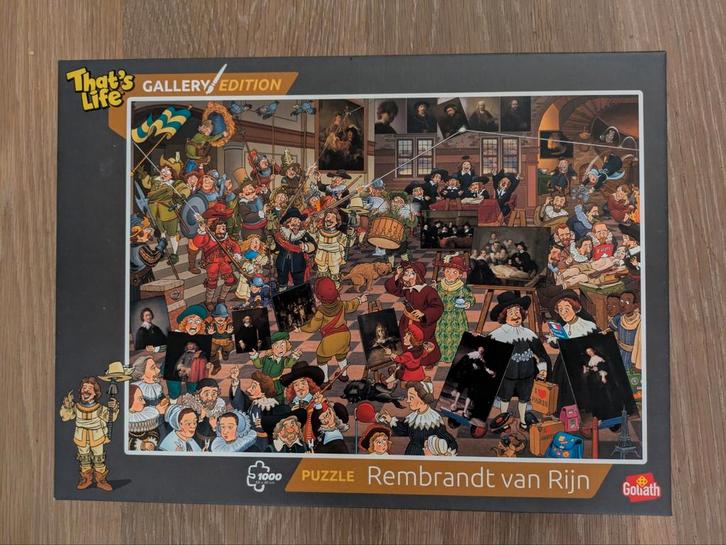 That's Life legpuzzel Rembrandt van Rijn Gallery Edition, Hobby en Vrije tijd, Denksport en Puzzels, Zo goed als nieuw, Legpuzzel