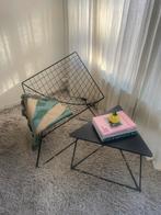 Oti stoel fauteuil tafel vintage retro 80s Niels Gammelgard, Ophalen, Zo goed als nieuw, 75 tot 100 cm, Metaal