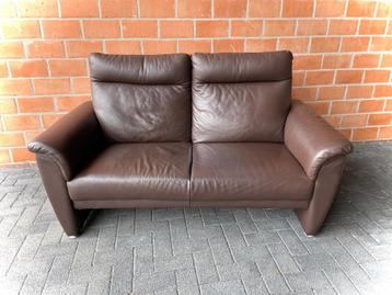 Leder zetel / bank / sofa / 2 zit / ALS NIEUW ! beschikbaar voor biedingen