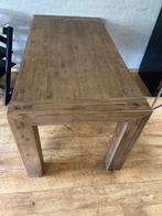 Houten Eettafel - 160x80cm, Ophalen, Gebruikt, 50 tot 100 cm, 150 tot 200 cm