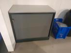 Ahrend roldeurkast 80b x 74h x 45d antraciet met sleutel, 100 tot 150 cm, Ophalen of Verzenden, Zo goed als nieuw, Ahrend