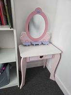 Kaptafel voor meisjes met spiegel, Ophalen of Verzenden