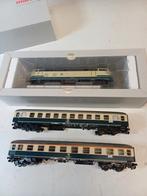 Marklin 39186 DB Diesellok BR 218 + 2 DB Rijtuigen, Wisselstroom, Treinset, Ophalen of Verzenden, Zo goed als nieuw