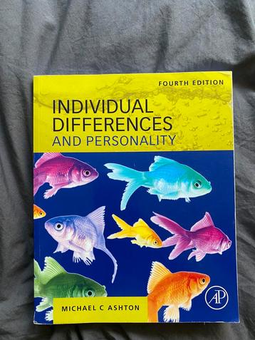 Individual Differences and Personality, Michael Ashton beschikbaar voor biedingen