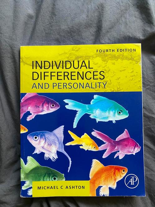 Individual Differences and Personality, Michael Ashton, Boeken, Psychologie, Zo goed als nieuw, Ophalen of Verzenden