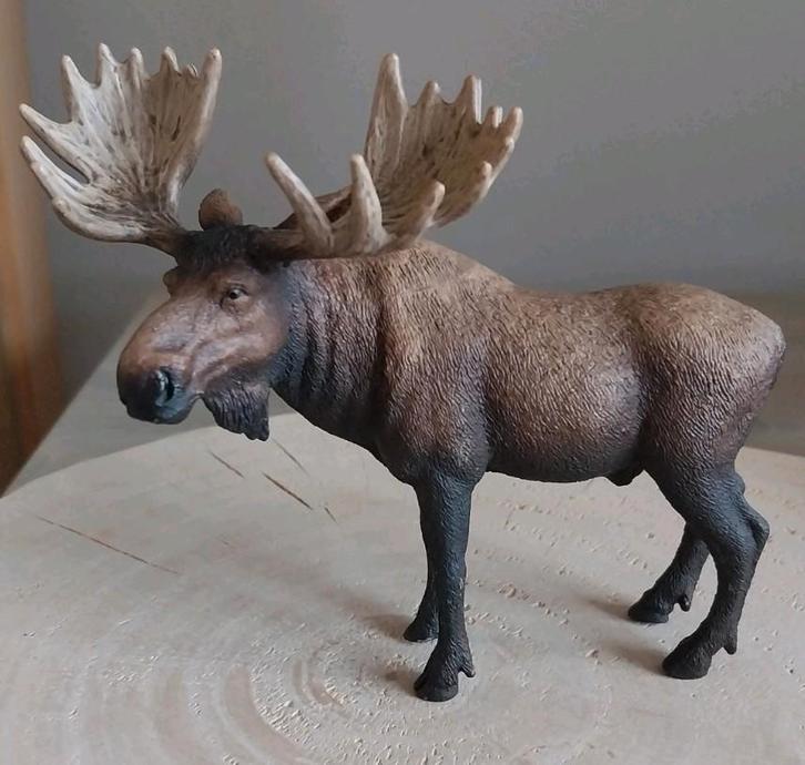 Schleich eland, Verzamelen, Dierenverzamelingen, Zo goed als nieuw, Beeldje of Figuurtje, Wild dier, Ophalen of Verzenden
