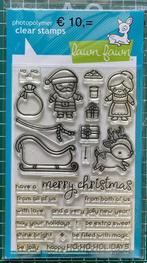Lawn Fawn kerst stempels, Hobby en Vrije tijd, Stempelen, Ophalen, Zo goed als nieuw, Clearstamp