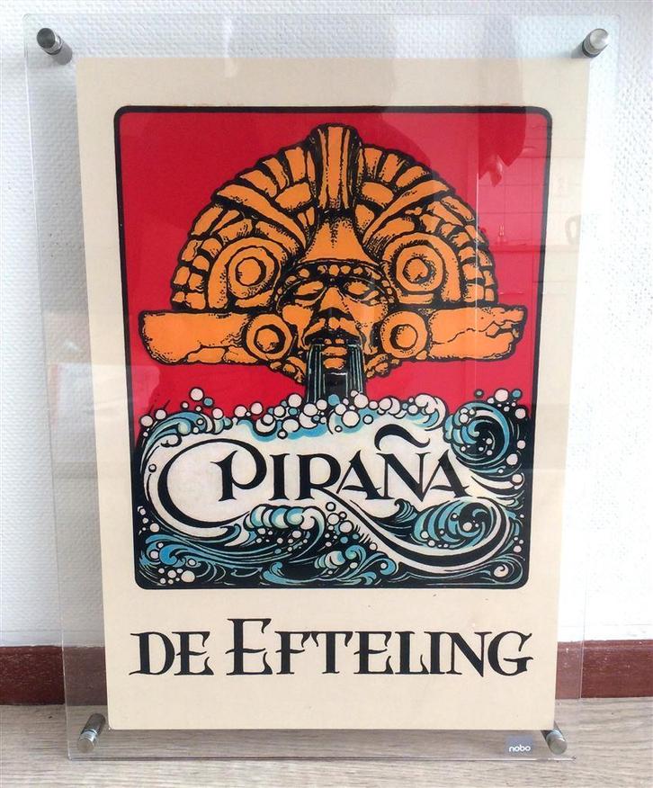 de EFTELING de Pirana Kunst Affiche Poster, Verzamelen, Efteling, Nieuw, Beeldje of Poppetje, Ophalen of Verzenden