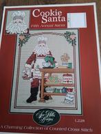 Borduurpatroon cookie santa, Hobby en Vrije tijd, Borduren en Borduurmachines, Ophalen of Verzenden, Zo goed als nieuw, Handborduren