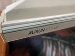 Alisun E12 soft zonnebank met gezichtsbruiner, Witgoed en Apparatuur, Zonnebanken en Gezichtsbruiners, Ophalen, Gebruikt, Zonnebank enkelzijdig