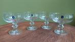 4 Vintage nieuwe Veba glas  Kristal glas Cocktail dessert, Glas of Glazen, Nieuw, Ophalen of Verzenden, Glas