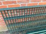 Groen Dubbelstaafmat Hekwerk - 10 Meter, 80cm Hoog, Ophalen, Gebruikt, IJzer, Dubbelstaafmat hekwerk
