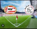 2 tickets PSV - AJAX 21-09, Tickets en Kaartjes, Twee personen, September