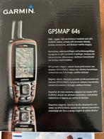 Garmin GPSmap 64s met Topo Nederland zgan, Ophalen of Verzenden, Zo goed als nieuw, Navigatie of Gps