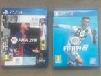 PS4 Fifa 19 & 21, Spelcomputers en Games, Ophalen of Verzenden, Zo goed als nieuw, Sport, 3 spelers of meer