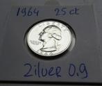 **  1964 - USA  -  Quarter Dollar - ZILVER  **  Kwaliteit  *, Postzegels en Munten, Munten | Amerika, Verzenden, Noord-Amerika