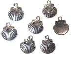 Schelpbedeltjes, per 10 stuks, Art and Supplies Beverwijk, Nieuw, Bedel, Ophalen of Verzenden