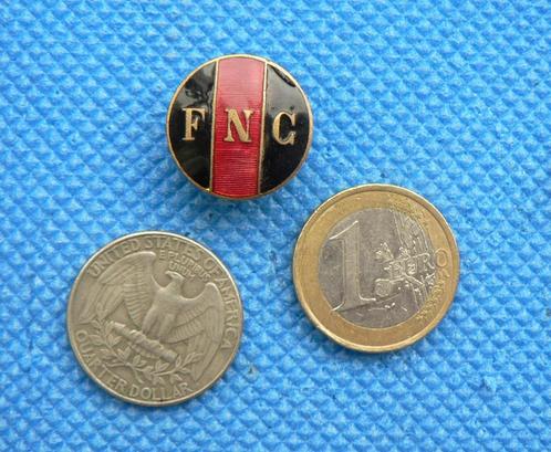 oude emaille knoopsgatspeld STRIJDERSBOND BELGIE (F.N.C.), Verzamelen, Speldjes, Pins en Buttons, Speldje of Pin, Overige onderwerpen