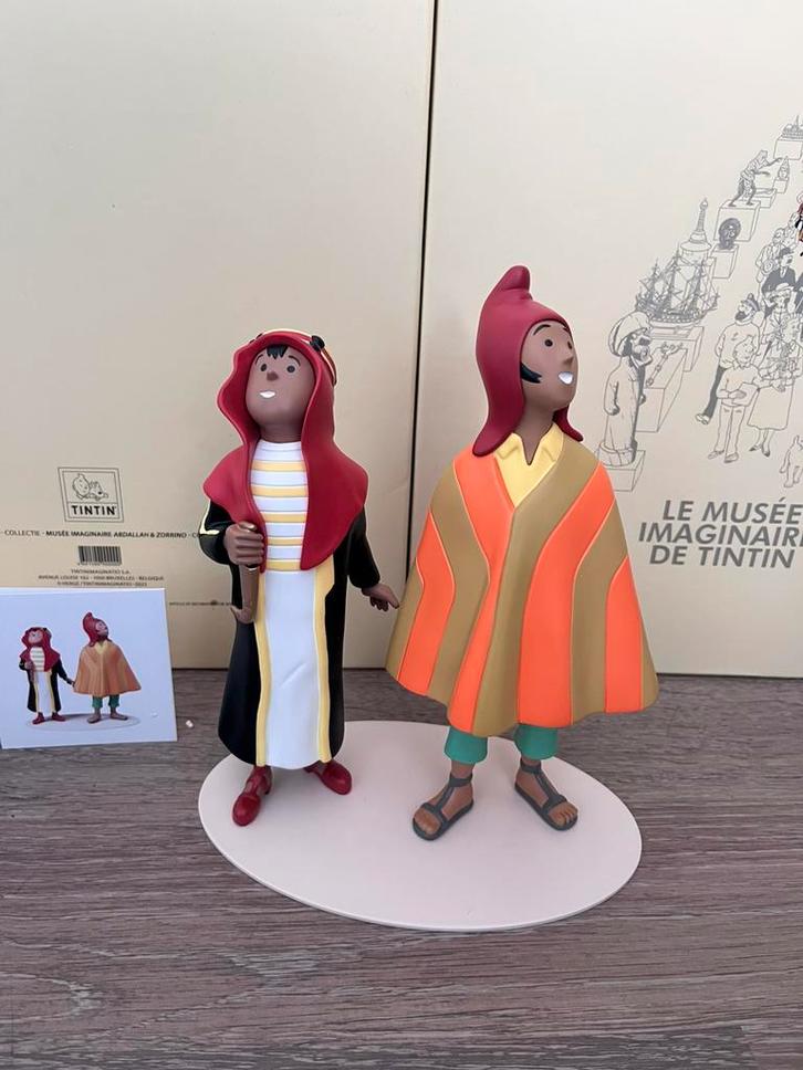 Te koop Abdallah&Zorino uit kuifje reeks musee imaginaire, Verzamelen, Beelden en Beeldjes, Nieuw, Overige typen, Ophalen of Verzenden