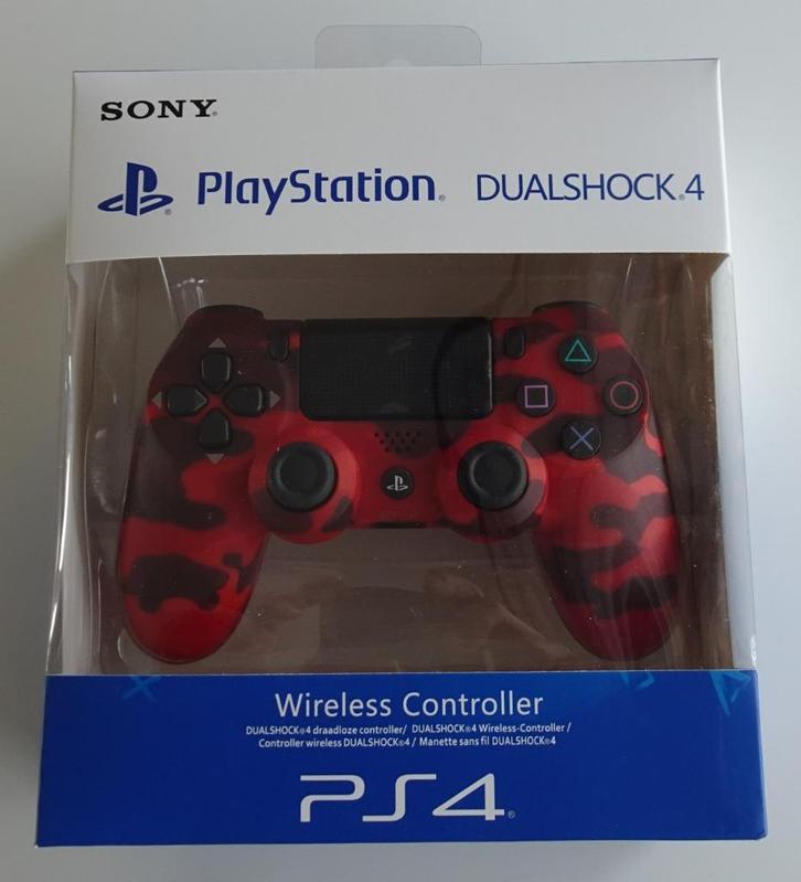 DualShock 4 V2 Controller ''Red Camo'' voor Sony PS4 NIEUW, Spelcomputers en Games, Spelcomputers | Sony PlayStation 4, Nieuw