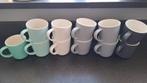 11 x koffiemokje Hema Chicago, Huis en Inrichting, Ophalen, Zo goed als nieuw, Overige stijlen, Kop(pen) en/of Schotel(s)