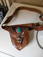 Ibiza / boho festival ( heup) tas, Ophalen of Verzenden, Zo goed als nieuw, Bruin, Schoudertasje