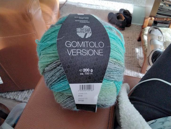 Gomitolo Versione 414 - 200g Wol/Acryl, Hobby en Vrije tijd, Breien en Haken, Nieuw, Breien of Haken, Wol of Garen, Ophalen of Verzenden