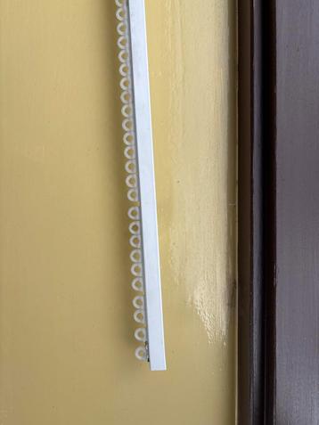 Gordijnrails 4 stuks, wit uit metaal beschikbaar voor biedingen