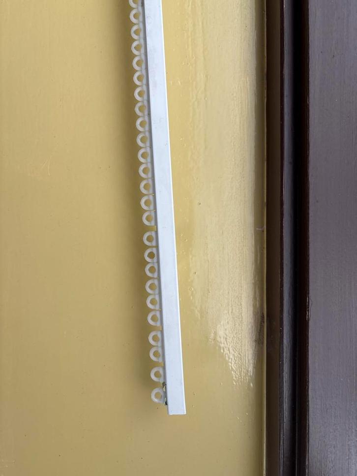 Gordijnrails 4 stuks, wit uit metaal, Doe-het-zelf en Verbouw, IJzerwaren en Bevestigingsmiddelen, Overige typen, 100 tot 250 mm