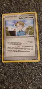 Celio's Network - Trainer kaart 73/100 EX Crystal Guardians, Ophalen of Verzenden, Gebruikt, Losse kaart