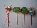 Castella Groene en Blauwe Gekleurde Speldjes Speldje, Verzamelen, Ophalen of Verzenden, Zo goed als nieuw, Merk, Speldje of Pin