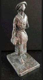 Edgar Degas sculpture - schoolgirl 1881 - met signature, Ophalen