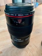 Canon EF 100 mm f/2.8 L Macro IS USM, Audio, Tv en Foto, Fotografie | Lenzen en Objectieven, Ophalen of Verzenden, Zo goed als nieuw